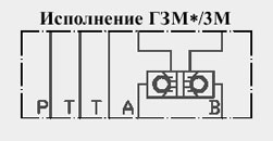 Гидрозамок ГЗМ - 3 М предназначен для свободного пропускания потока рабочей жидкости в одном направлении и запирания - в обратном направлении при отсутствии управляющего воздействия и свободного пропускания потока в обоих направлениях при наличии управляющего воздействия