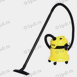 Пылесос влажной и сухой уборки Karcher A 2004 с прочным пластмассовым мусоросборником, подходит для очистки салона автомобиля или уборки в гараже