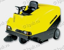 Подметально-всасывающая машина с сиденьем водителя Karcher KMR 1550 D