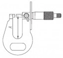 Микрометр листовой МЛ, схема.