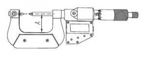 Микрометр со вставками цифровой МВМЦ, схема.