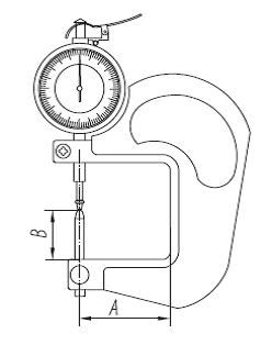 ТИС толщиномер индикаторный со сферический.