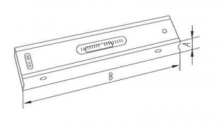 Уровень брусковый УБ, измерительный инструмент, Россия.