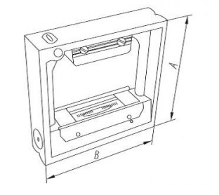 Уровень рамный УР, измерительный инструмент, Россия.