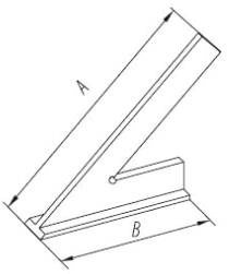 УШТ45 угольник слесарный с широким основанием, измерительный инструмент, Россия.