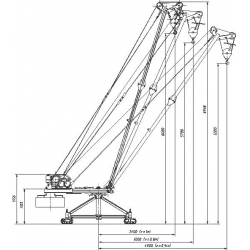 Строительный кран Мастер-3, размеры.