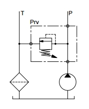 Предохранительный клапан PRV 32/42, электрическая схема.