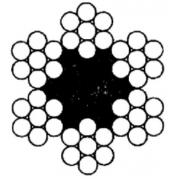 Стальной канат 6х7+FC.