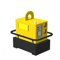 Грузоподъемные электромагниты с питанием от аккумуляторных батарей.