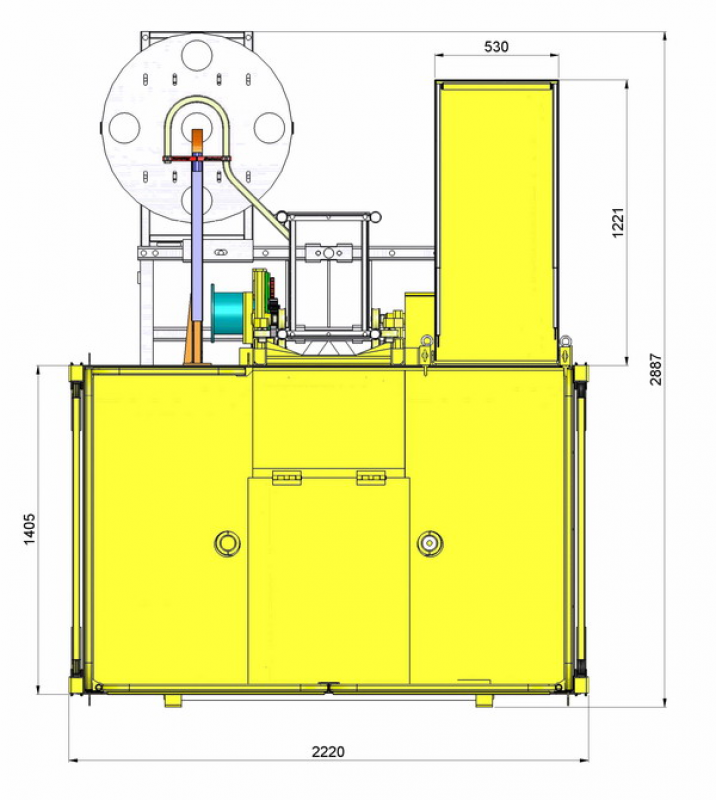 Строительный мачтовый подъемник Electroelsa EHP 1500 PLC.